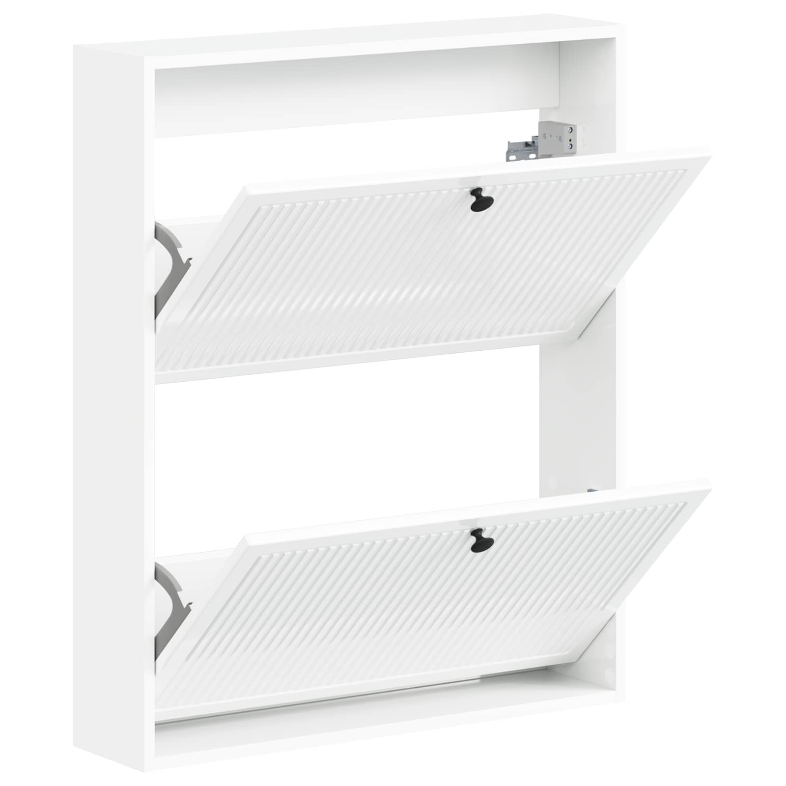vidaXL Wall-Mounted Shoe Cabinet EDE 71 x 17 x 86 cm Engineered Wood 3