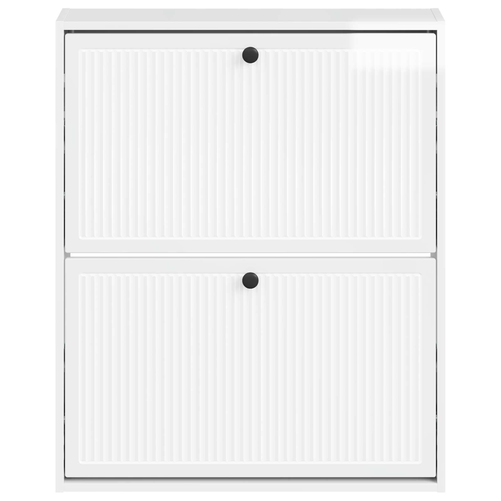 vidaXL Wall-Mounted Shoe Cabinet EDE 71 x 17 x 86 cm Engineered Wood 4