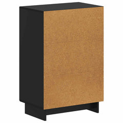 vidaXL Shoe Cabinet EDE 59.5 x 39.5 x 90 cm Engineered Wood Black 6