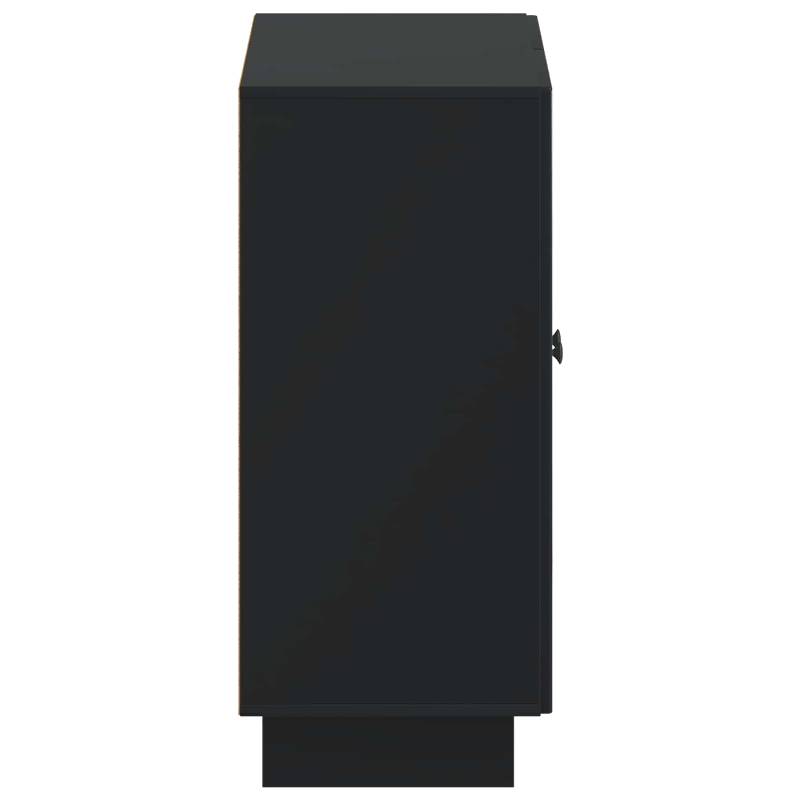 vidaXL Shoe Cabinet EDE 59.5 x 39.5 x 90 cm Engineered Wood Black 5