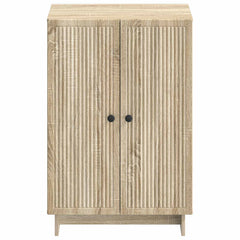vidaXL Shoe Cabinet EDE 59.5 x 39.5 x 90 cm Engineered Wood Sonoma Oak 4