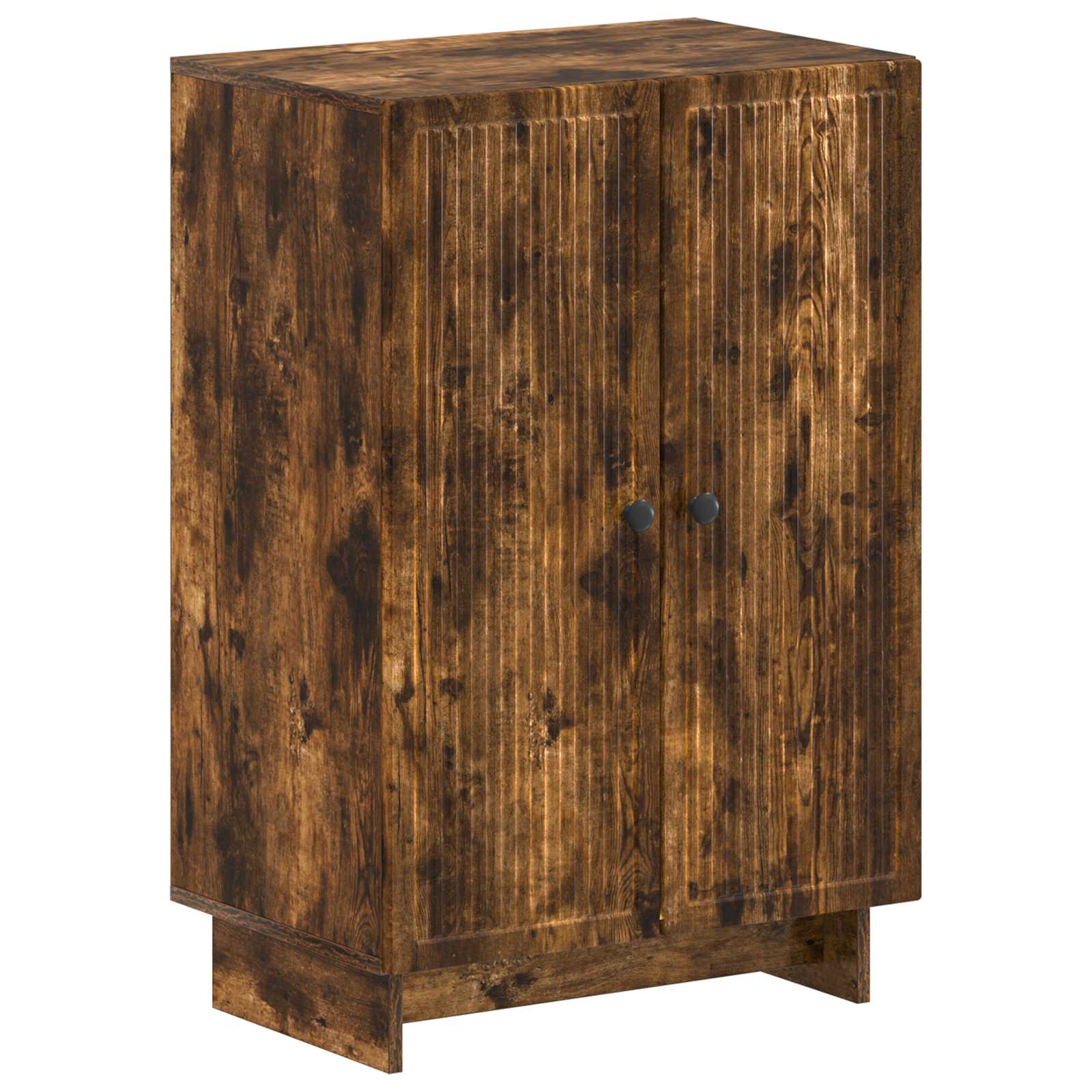 vidaXL Shoe Cabinet EDE 59.5 x 39.5 x 90 cm Engineered Wood Smoked Oak 2