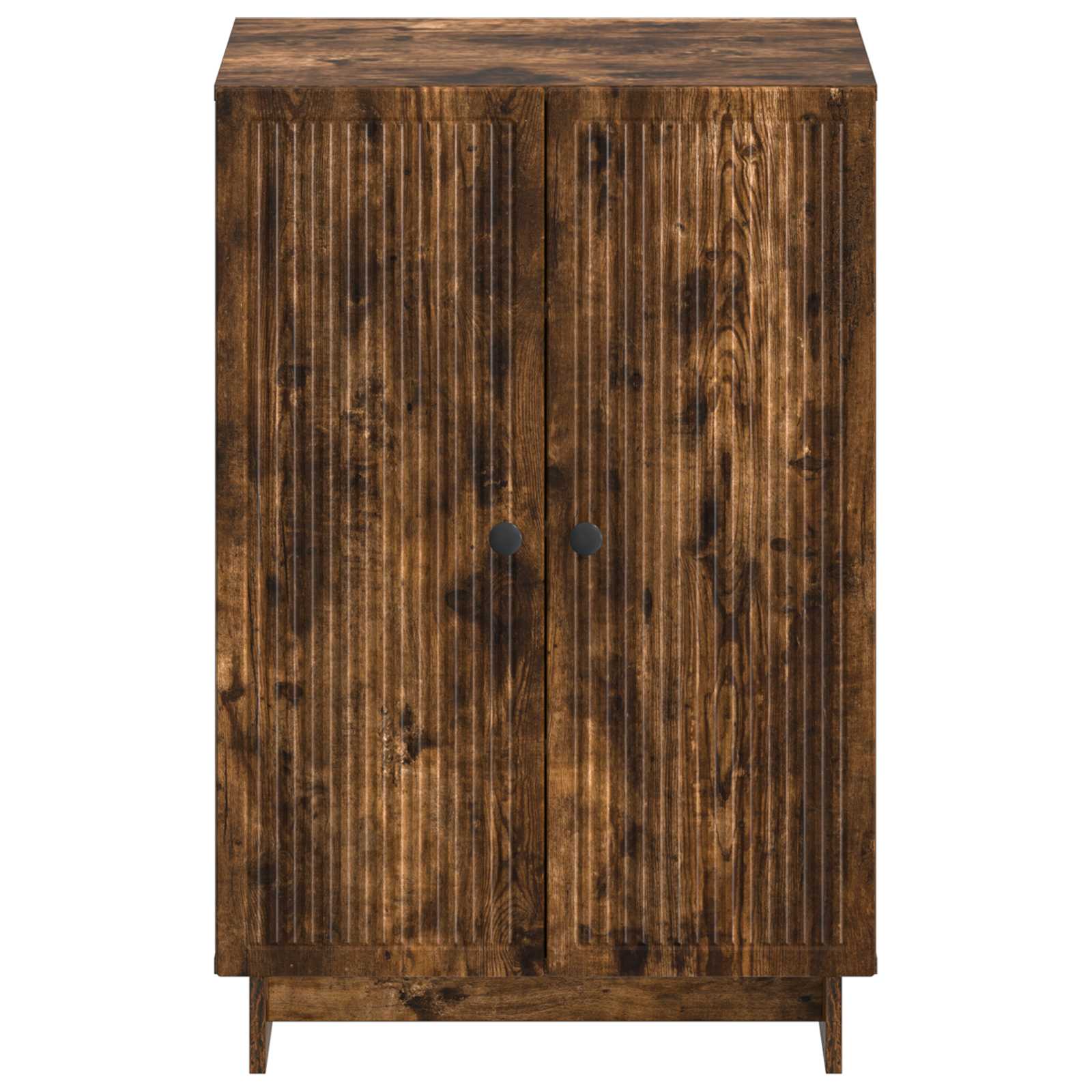 vidaXL Shoe Cabinet EDE 59.5 x 39.5 x 90 cm Engineered Wood Smoked Oak 4