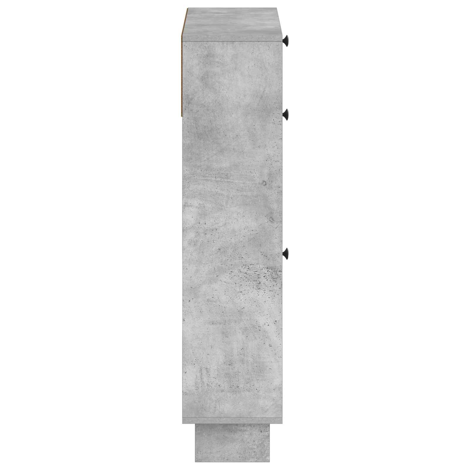vidaXL Shoe Cabinet EDE 78 x 24 x 103 cm Engineered Wood Concrete Grey 5