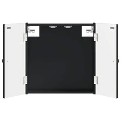 vidaXL Dartboard Cabinet EDE Black 52.5 x 10.5 x 53.5 cm 2