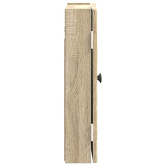 vidaXL Dartboard Cabinet EDE Sonoma Oak 52.5 x 10.5 x 53.5 cm 5