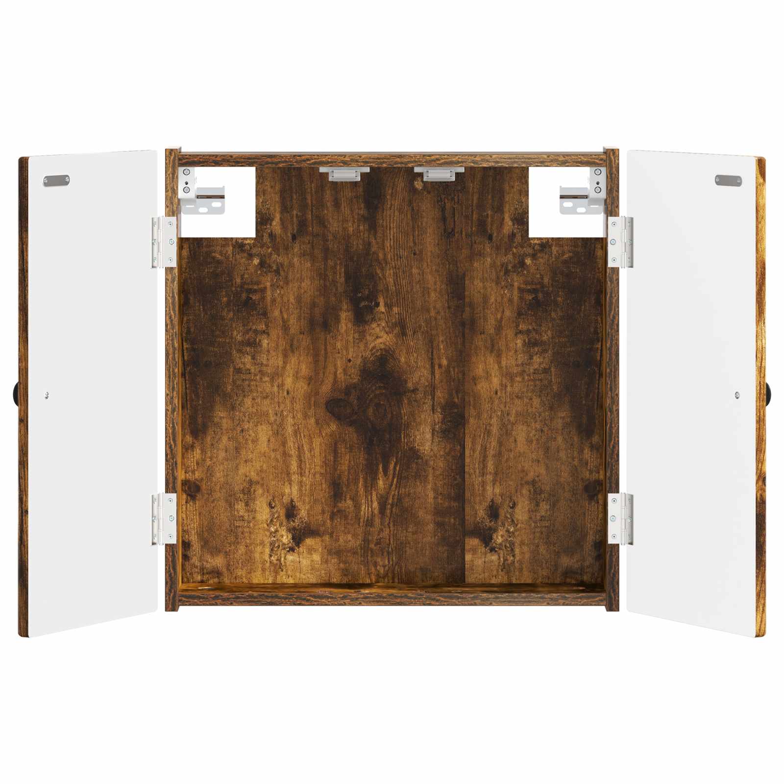 vidaXL Dartboard Cabinet EDE Smoked Oak 52.5 x 10.5 x 53.5 cm 2
