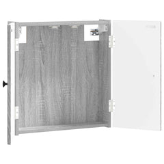 vidaXL Dartboard Cabinet EDE Grey Sonoma 52.5 x 10.5 x 53.5 cm 3