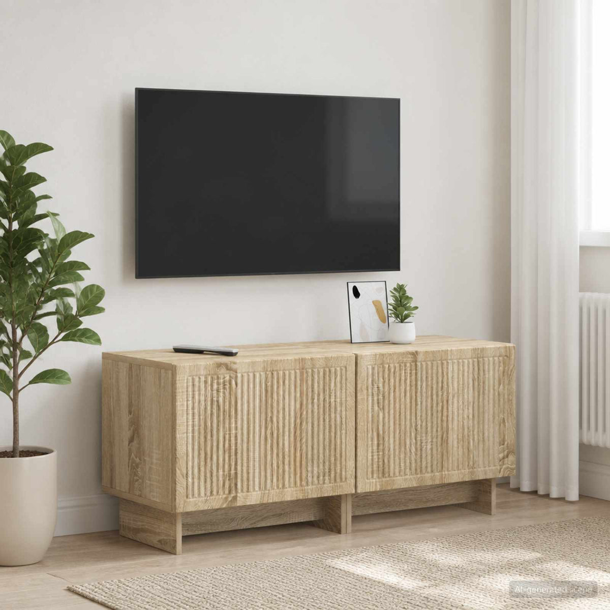 TV Cabinet Engineered Wood Sonoma oak
