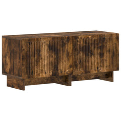 vidaXL TV Cabinet Smoked Oak Engineered Wood 2