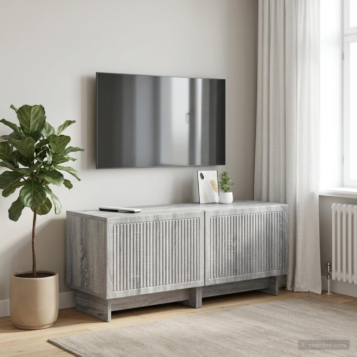 TV Cabinet Engineered Wood Grey sonoma