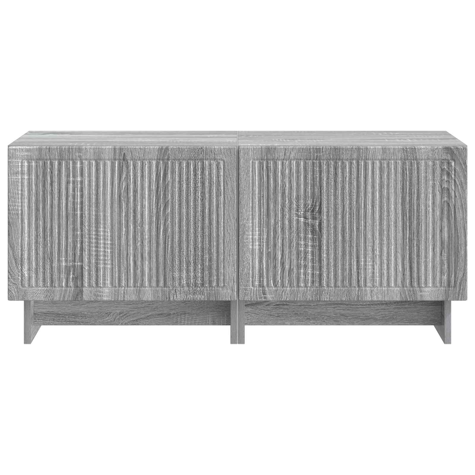 vidaXL TV Cabinet Grey Sonoma Engineered Wood 5