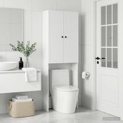 Toilet Cabinet EDE 66 x 25.5 x 190 cm White
