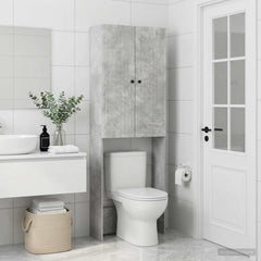 Toilet Cabinet EDE 66 x 25.5 x 190 cm Concrete grey
