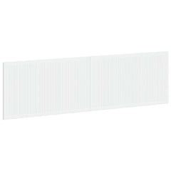 vidaXL Wall-Mounted Headboard EDE White Engineered Wood 2