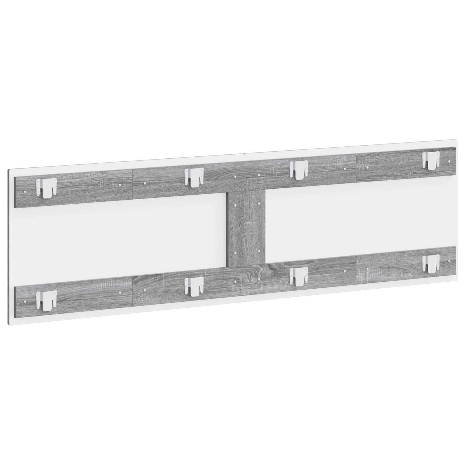 vidaXL Wall-Mounted Headboard EDE Grey Sonoma Engineered Wood 5