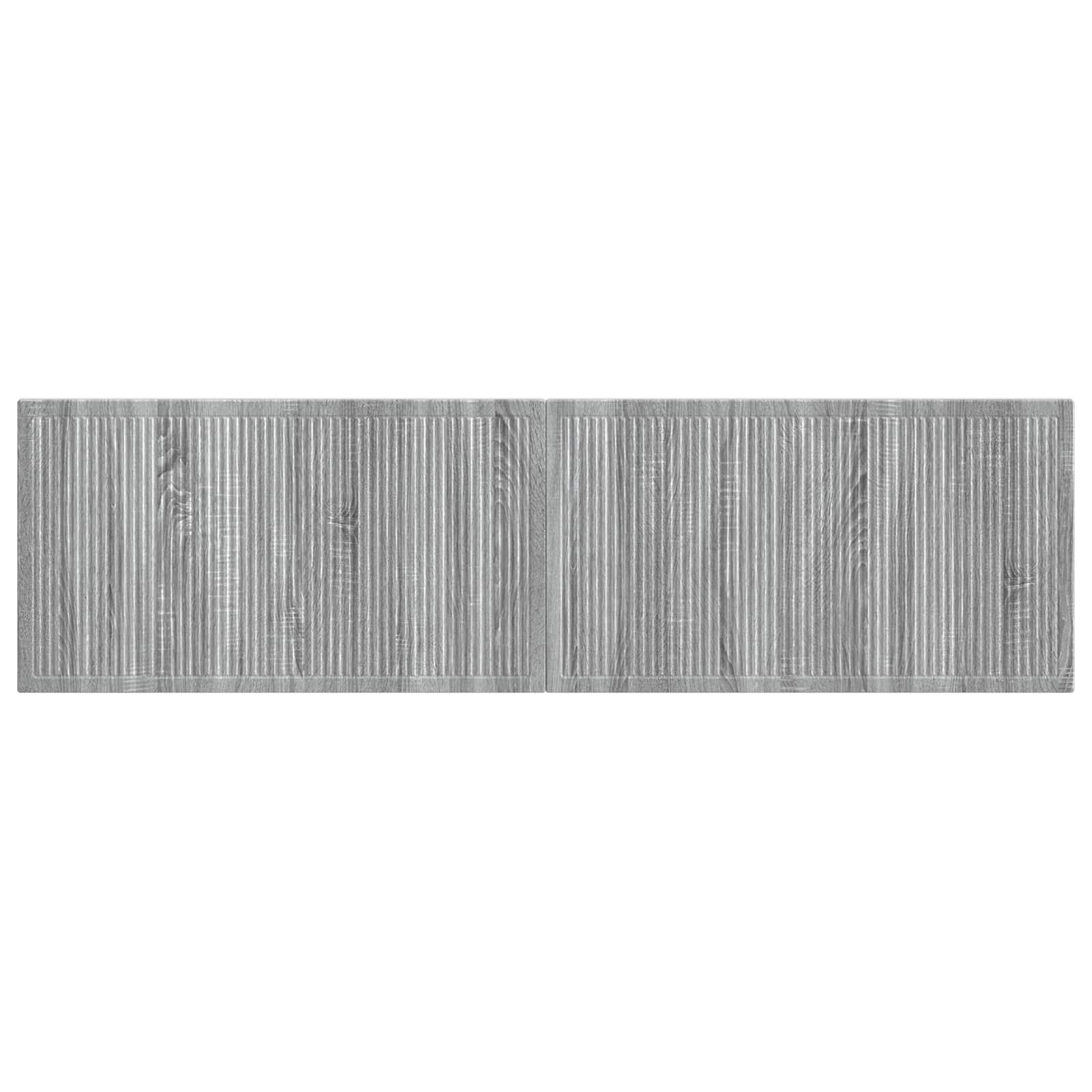 vidaXL Wall-Mounted Headboard EDE Grey Sonoma Engineered Wood 3