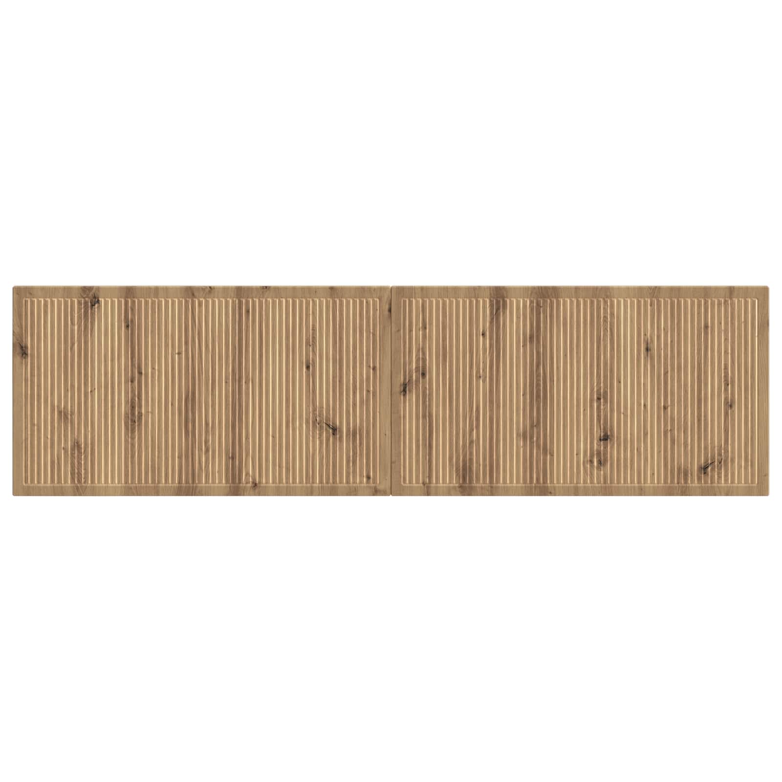 vidaXL Wall-Mounted Headboard EDE Artisan Oak Engineered Wood 3