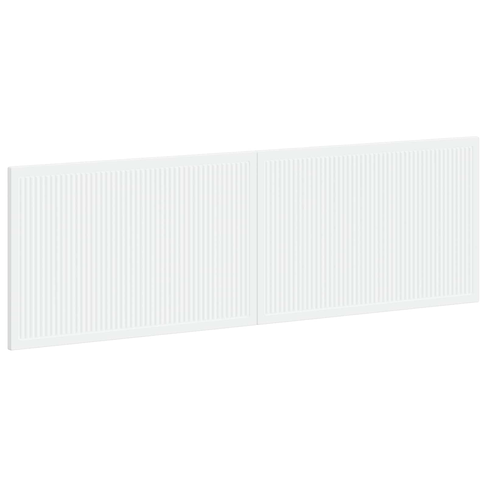 vidaXL Wall-Mounted Headboard EDE White Engineered Wood 2