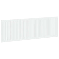 vidaXL Wall-Mounted Headboard EDE White Engineered Wood 2