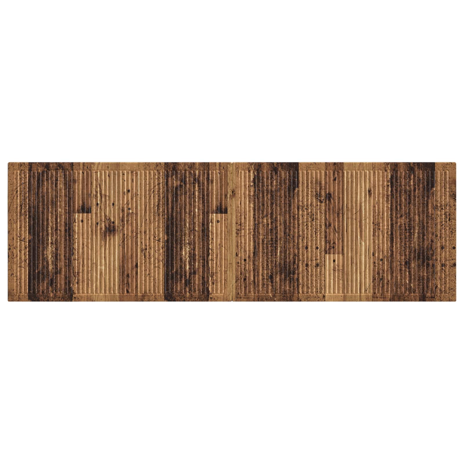 vidaXL Wall-Mounted Headboard EDE Old Wood Engineered Wood 3