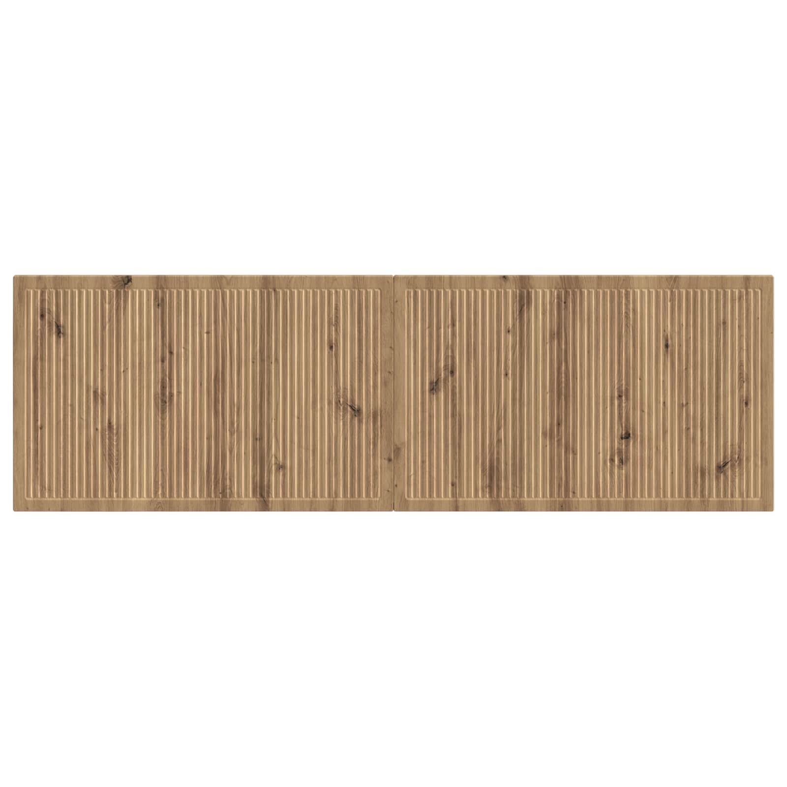 vidaXL Wall-Mounted Headboard EDE Artisan Oak Engineered Wood 3