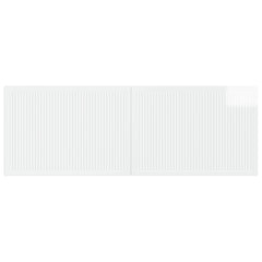 vidaXL Wall-Mounted Headboard EDE High Gloss White Engineered Wood 3