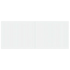 Wall-Mounted Headboard EDE Engineered Wood Width 120 cm White