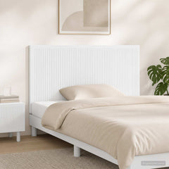 Wall-Mounted Headboard EDE Engineered Wood Width 100 cm White
