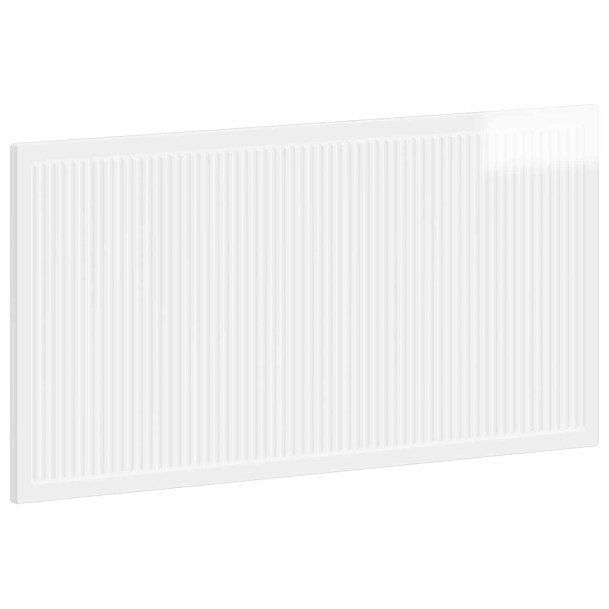 Wall-Mounted Headboard EDE Engineered Wood Width 100 cm High gloss white