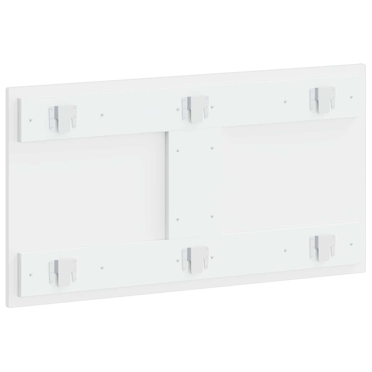 Wall-Mounted Headboard Engineered Wood Width High gloss white