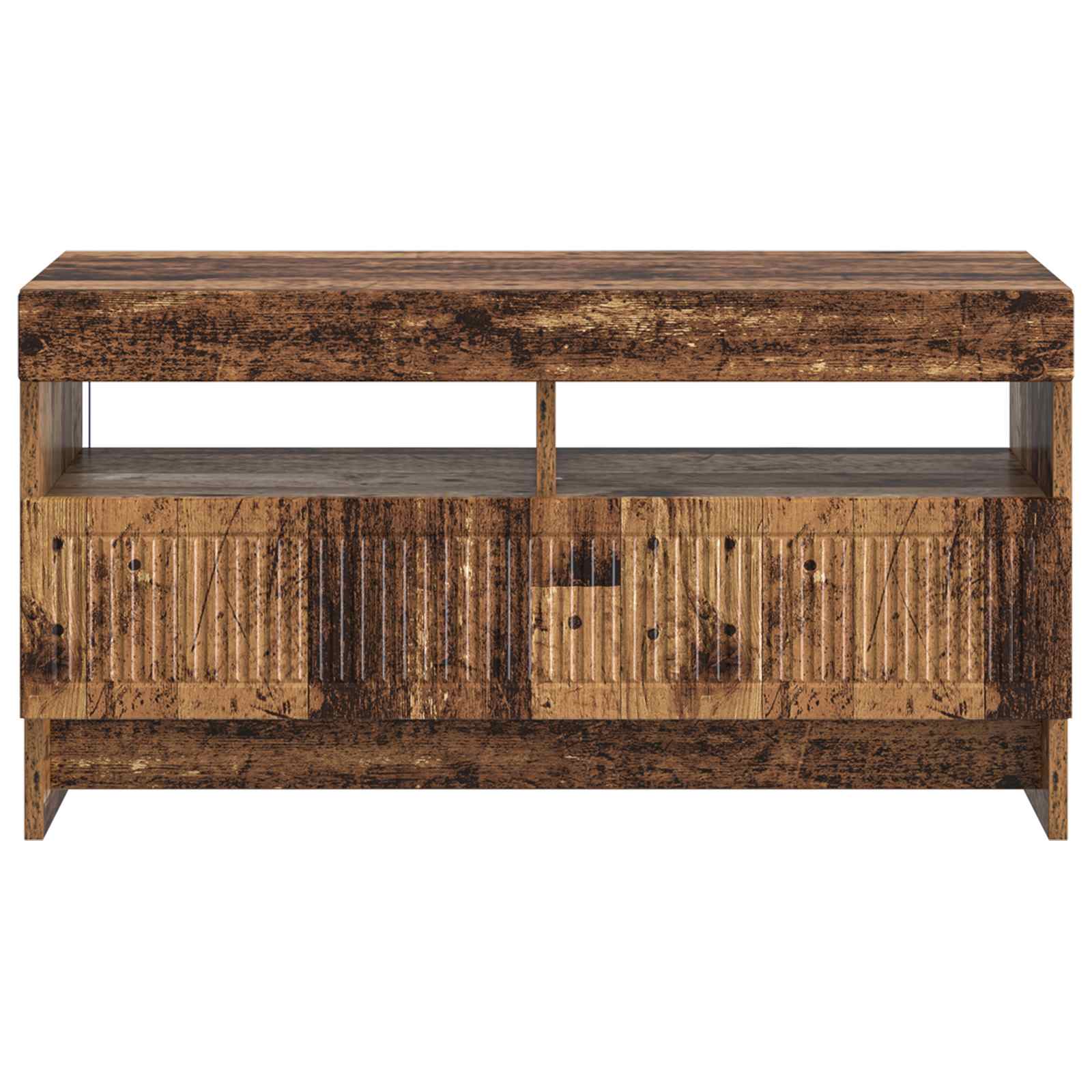vidaXL LED TV Cabinet Old Wood Engineered Wood 6