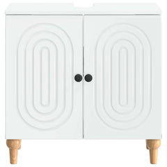 vidaXL Bathroom Sink Cabinet ALKMAAR White 59.5 x 31.5x 59 cm 4