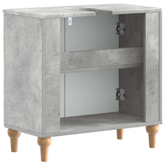 vidaXL Bathroom Sink Cabinet ALKMAAR Concrete Grey 59.5 x 31.5x 59 cm 6