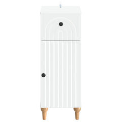vidaXL Bathroom Storage Cainet ALKMAAR White 30 x 31 x 80 cm 4