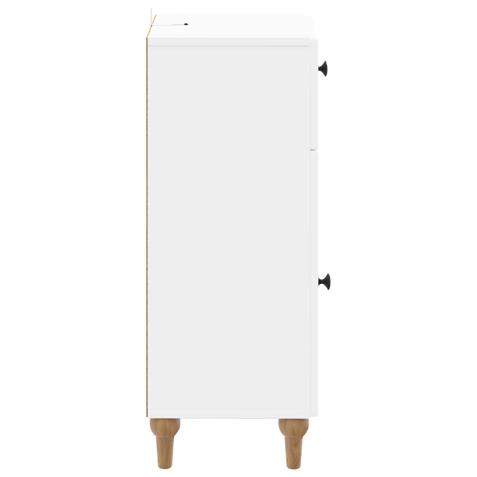 vidaXL Bathroom Storage Cainet ALKMAAR White 30 x 31 x 80 cm 5