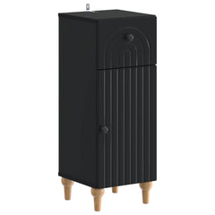 vidaXL Bathroom Storage Cainet ALKMAAR Black 30 x 31 x 80 cm 2