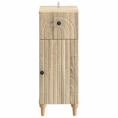 vidaXL Bathroom Storage Cainet ALKMAAR Sonoma Oak 30 x 31 x 80 cm 4