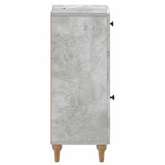 vidaXL Bathroom Storage Cainet ALKMAAR Concrete Grey 30 x 31 x 80 cm 5