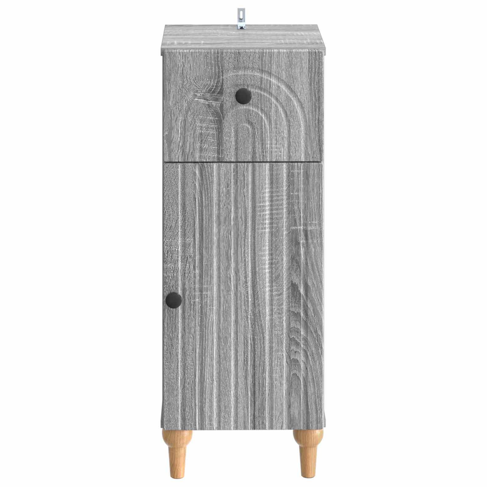 vidaXL Bathroom Storage Cainet ALKMAAR Grey Sonoma 30 x 31 x 80 cm 4