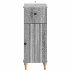 vidaXL Bathroom Storage Cainet ALKMAAR Grey Sonoma 30 x 31 x 80 cm 4