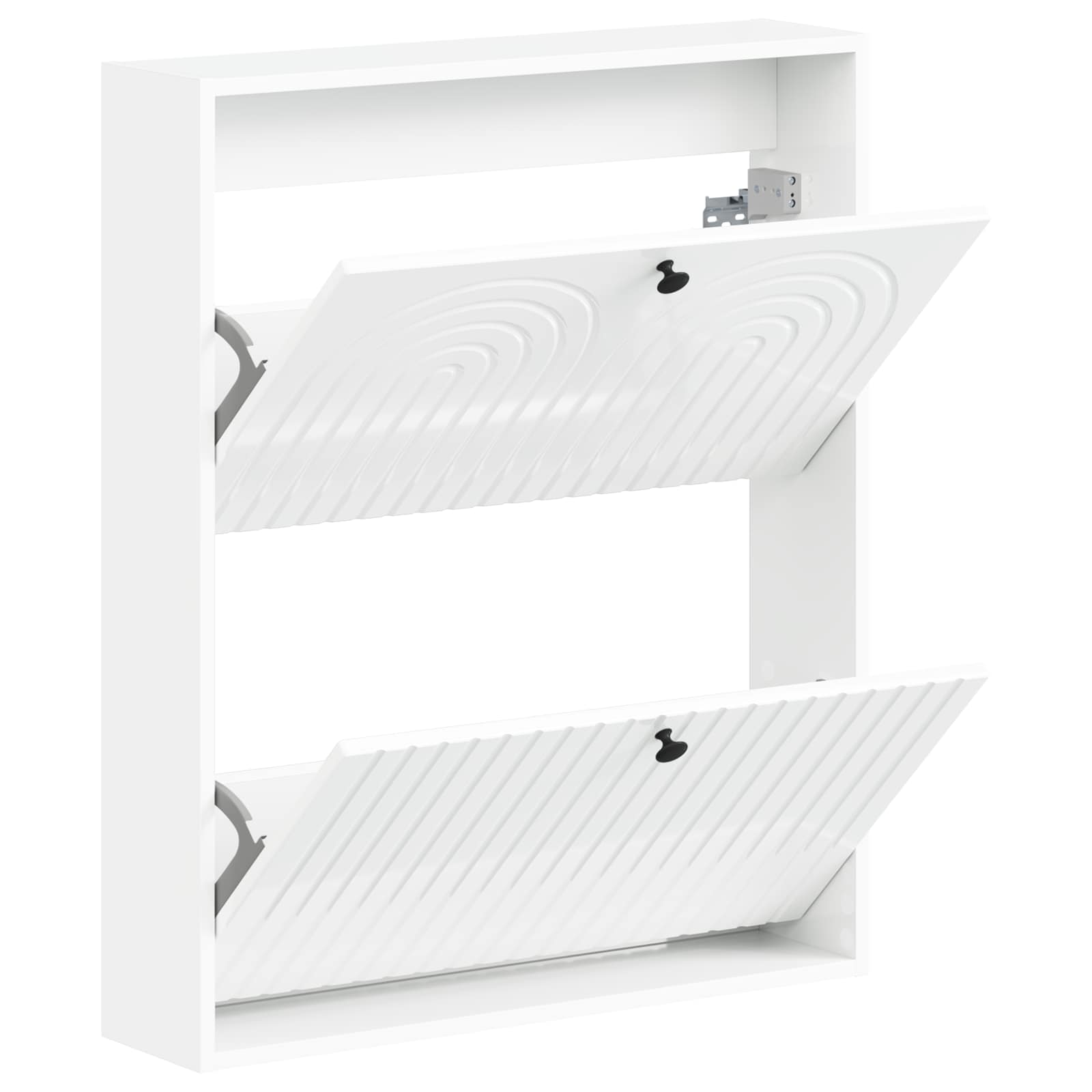 vidaXL Wall-Mounted Shoe Cabinet ALKMAAR 71 x 17 x 86 cm 3