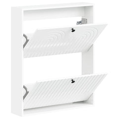 vidaXL Wall-Mounted Shoe Cabinet ALKMAAR 71 x 17 x 86 cm 3