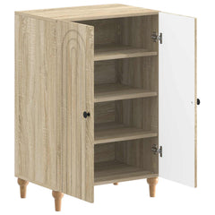 vidaXL Shoe Cabinet ALKMAAR 59.5 x 39.5 x 90 cm Engineered Wood 3