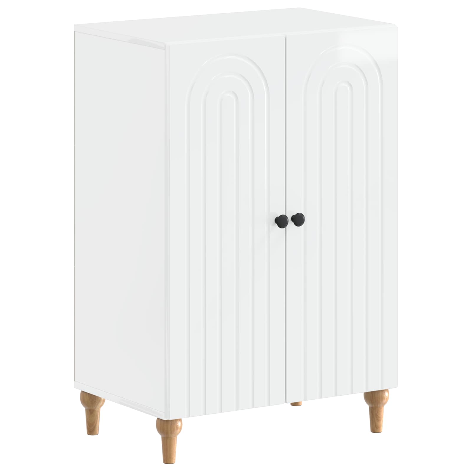 vidaXL Shoe Cabinet ALKMAAR 59.5 x 39.5 x 90 cm Engineered Wood 2