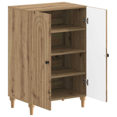 vidaXL Shoe Cabinet ALKMAAR 59.5 x 39.5 x 90 cm Engineered Wood 3