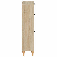 vidaXL Shoe Cabinet ALKMAAR 78 x 24 x 103 cm Engineered Wood 5