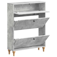 vidaXL Shoe Cabinet ALKMAAR 78 x 24 x 103 cm Engineered Wood 3