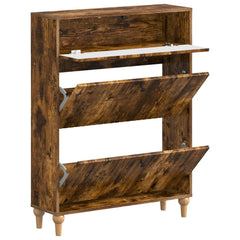 vidaXL Shoe Cabinet ALKMAAR 78 x 24 x 103 cm Engineered Wood 3