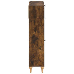 vidaXL Shoe Cabinet ALKMAAR 78 x 24 x 103 cm Engineered Wood 5